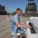 Strassenmusiker in Dresden